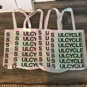 Four Soul Cycle Reusable Bags
